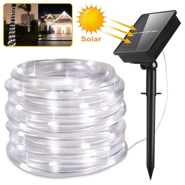 Rope Lights Solar Powered Light String 100LED Chips Wire Lights For Garden Yard Rope Lights Solar Powered Light String 100LED Chips Wire Lights For Garden Yard